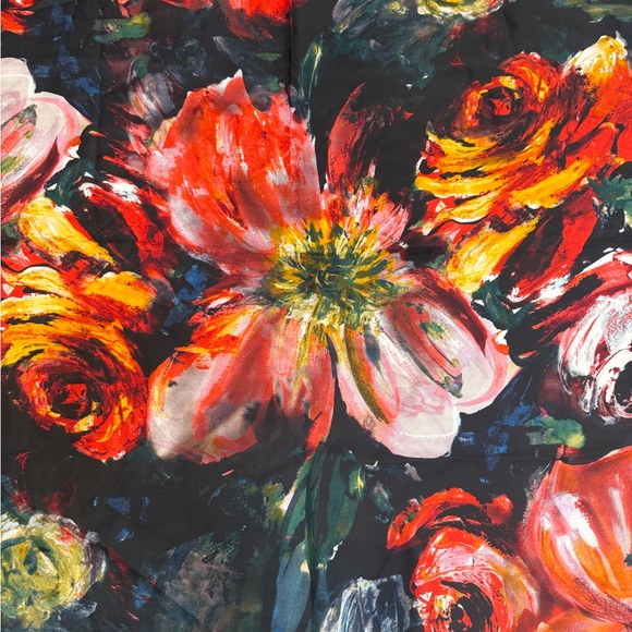 Colorful Abstract Scarf - Picture 7 of 9